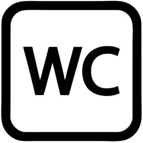 Resim Genel Markalar WC - Araç, Oto, Laptop, Duvar Uyumlu Sticker 10*10 Cm 