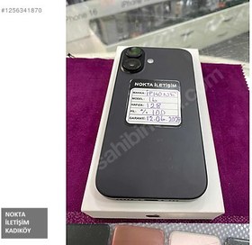 Resim Apple iPhone 16 İkinci El TR | 128 GB | Siyah 