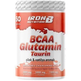 Resim Ironb Nutrition BCAA L-Glutamin Çilek & Vanilya 750 gr 