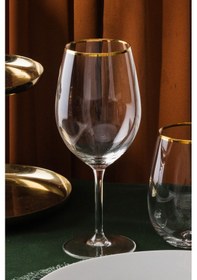 Resim Rakle Astoria Gold 6'lı Kadeh Seti 540 Cc Renkli 