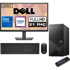 Resim Dell Vostro 3030 mt Intel Core I7 12700 16GB Ddr5 256GB SSD 21.5" Fhd Ubuntu Intel® UHD Graphics 730 Masaüstü Bilgisayar 21N3030I7EMEAU06 + Zetta USB Bellek 