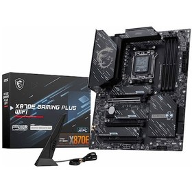 Resim Msı X870e Gaming Plus Wifi Ddr5 8200mhz Oc M.2 Hdmı/usb-c Pcıe 5.0 Am5 Atx Anakart 