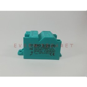 Resim E.C.A. Uyumlu Ateşleme Trafosu Zig 2/25 Yeşil 