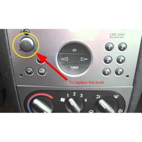 Resim Opel Corsa C Radyo Ses Ayar Düğmesi 
