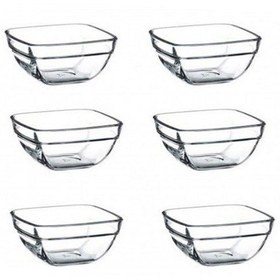 Resim Paşabahçe Pudding Cam Kase 6'lı 53662 Şeffaf Şeffaf 