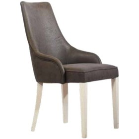 Resim Bengimobilya Sandalye Zus081 Kavrar Sırtlık Model Gri Kumaş Küt Beyaz Ayak Yar 