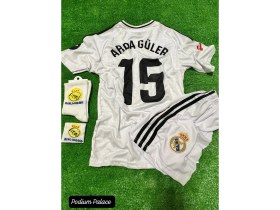 Resim Arda Güler Real Madrid Beyaz Çocuk Forması 4'lü Set 24/25 Sezon Zyn(White) 