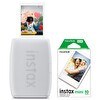 Resim Fujifilm Instax Mini Link 3 Beyaz Akıllı Telefon Yazıcısı ve 10'lu Mini Film 