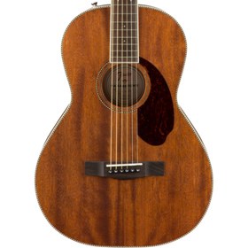 Resim Fender PM-2 Parlor All Mahogany Akustik Gitar - Natural 