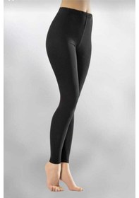 Resim 4000 Likralı Uzun Tayt Tekli SiYAH 