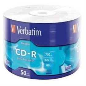 Resim Verbatim Cd-r 700mb 80 Dakika 52x Hızında 50'li Spindle 43787 