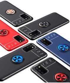 Resim Samsung Galaxy A03S Kılıf Yüzüklü Magnetli Ravel Case 