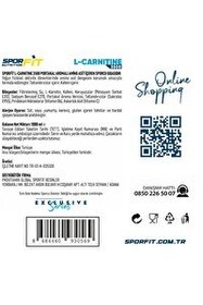 Resim Sporfit Nutrition L-Carnitine 3500 Mg 1000 ML 33 Servis Portakal 2’li Avantaj Paketi 