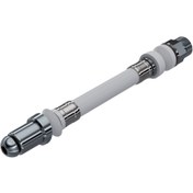 Resim İZ YAPI Asma Klozet Esnek Taharet Borusu – Dirsekli | Krom Uç | 90 mm | Kolay Montaj 