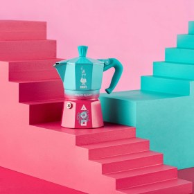 Resim UltraMint Küçük Boy Moka Express Squid Game Tasarımlı Kahve Makinesi 