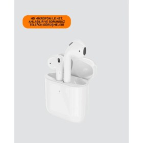 Resim İphone 11 12 13 14 15 Destekli Kablosuz Kulaklık Gürültü Önleyici Hifi Ses - 