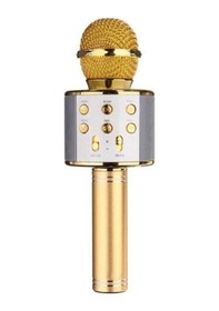 Resim Magicvoice Bluetooth-sd-aux Kablosuz Sarı Karaoke Mikrofonu 