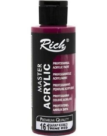 Resim Rich Akrilik Boya 161 Şarap Kırmızı 120 Cc 