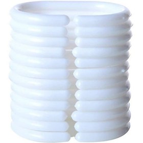 Resim Zethome Banyo Perdesi 1x180x200 Tek Kanat Duş Perdesi Halka Hediyeli 4644 