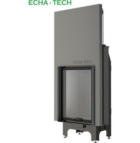 Resim Echa Tech Flat 60X80 Asansör Kapaklı Çelik Şömine Haznesi 
