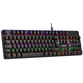 Resim Everest Lumos Kb-mk1 Q Trk Usb Mekanik Switch Raınbow Red Swıtch Mekanık Hıslı Gamıng Klavye 