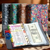 Resim BRAVE ELK A6 Bütçe Dosyası ve Nakit Zarflarla - Şık Sentetik Cüzdan & Organizatör, Harcama Kaydı, Kartlık, Kalem Halkasıyla | Nakit Akışı İzleme Sistemi, Ayda Bir Bütçe Planlayıcısı, Erkekler ve Bayanlar için Para Kuşeti Sistemi | Renk Çeşitliliği (Yeşil, Kahverengi, Mavi, Siyah, Çivit, Çiçek Pembesi, Mor) | Taşınabilir Finansal Yönetim Seti 