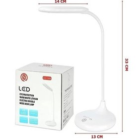 Resim Şarjlı Sarı Ve Beyaz Renk Masa Lambası Wt-005 Renkli Çok Renkli 