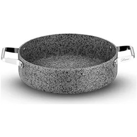 Resim Brioni Stone-h 32 Cm Kısa Tencere Sh-127 Granit 