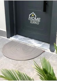 Resim Jüt, Hasır, Kapı Önü, Paspas, Banyo Paspası, Balkon Paspası/Hediyelik, Ev Eşyası. GRİ 40 x 70 