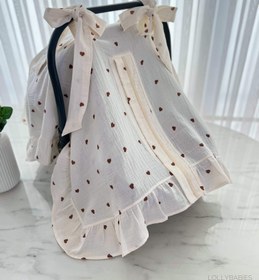 Resim Puset Örtüsü | Lolly Babies | Kolay Temizleme, Şık Tasarım - Kahverengi 