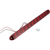 Resim Rhythmic Adet 16 Inç 11 LED Kırmızı Römork Işık Çubuğu Park Stop Dönüş Sinyalleri Kuyruk Fren Lambası IP65 Su Geçirmez Kamyon Römork Işaretleyici Kimlik Çubuğu (Yurt Dışından) 