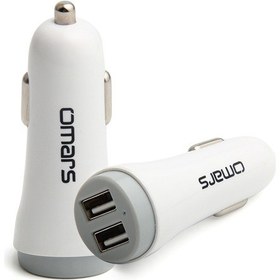 Resim Omars 4.8A Çift Usb Çıkışlı Araç Şarj Cihazı 