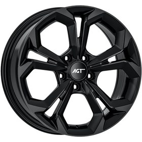 Resim 7.0X17" PCD 5X114.3 AGT Wheels 17262 RS-02 ET40 67.1 mm Gloss Black 17262-1497 