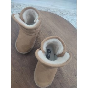 Resim Gezer Kız/erkek Bebek Kürklü Kışlık Patik Bot - Sıcak Tutarlı süet model Rahat ve Şık 