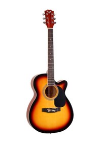 Resim Angel Afg100-Sb Sunburst Akustik Gitar 