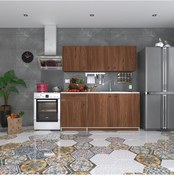 Resim Kenzlife Hazır Mutfak Seti Heyula Cvz 180 Cm Genişlik Üst Tezgahsız 