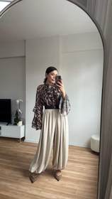 Resim Her bedene uyum sağlayan Taş Şalvar pantolon 