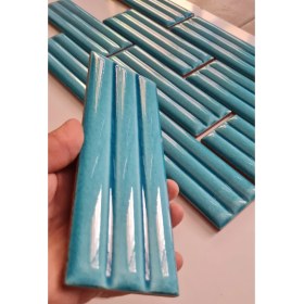 Resim Armada Çini 7x21 Cm Bambu Turkuaz Çini Seramik 