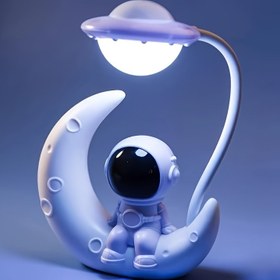 Resim Yaratıcı Ay Astronot Oyuncak Gece Lambası, Şık LED Masa Lampası, Yatak Odası Dekoru ve Noel Hediyesi İçin Uygun, Dekoratif Vurgu Lambası,Masa Lambası Dekoru,Astronot Gece Lambası,Yaratıcı Masa Lambası,Mat Bitişli Lamba,Göksel Temalı Dekor,Ayarlanabilir Parlaklık,Dayanıklı Metal Kaplama,Noel Hediye Alışverişçileri,Uzay Severler İçin Hediye 