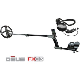 Resim Genel Markalar DEUS Metal Dedektör - Ana Kontrol Ünitesi FX03 Kablolu Kulaklık 22cm X35 Başlık ile 