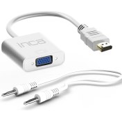 Resim Inca Ihtv-7tb 0.15 M HDMI To VGA + Ses Dönüştürücü 