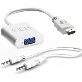 Resim Inca Ihtv-7tb 0.15 M HDMI To VGA + Ses Dönüştürücü 