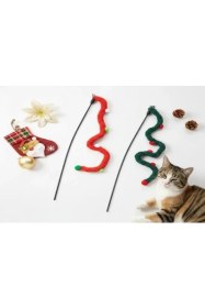 Resim Tp Buğz Süs Tasarımlı Kedi Oltası 