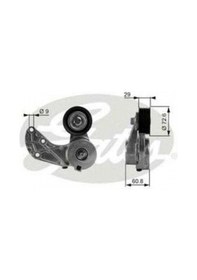 Resim Vag Gergi Makarası Touareg 3,2 V6 02 06 3,6 V6 Fsi 04 10 Q7 3,6 Fsi 05 10 Phaeton Cayenne - Gates T38317 