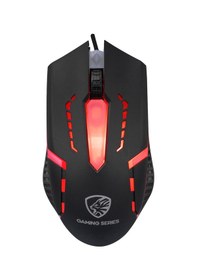 Resim Hytech Hyk-46 Gamy Combo Siyah Usb Kırmızı Tuşlu Q Gaming Oyuncu Klavye + Mouse Set 