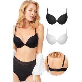 Resim Cottonhill Lol Up Push Up Balenli Sütyen 2'li Paket Çok Renkli 