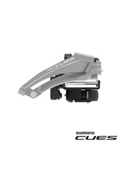 Resim Shimano Cues Fd-u4010-l 2'li Ön Aktarıcı 34.9mm Ts Lc 63-69 Üstten Çekme Gri 