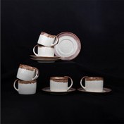 Resim Aryıldız Milano 6 Kişilik Kahve Fincan Takımı 80 ml 