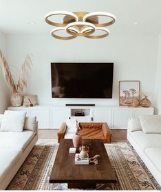 Resim Tt304-4+1-Esk Yuvarlak Tt Aydınlatma Eskitme Boyalı 5 Li Led Aviz 