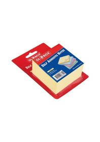 Resim Globox Yapışkanlı Not Kağıdı 75x75 Mm Küp 400 Yaprak Sarı 